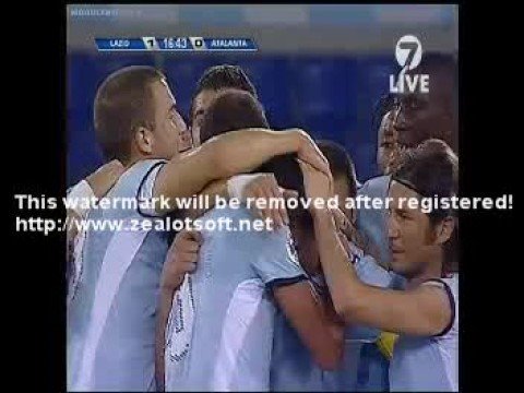 lazio 2 0 Atlanta Coppa Italia  1.10.2008 first goal