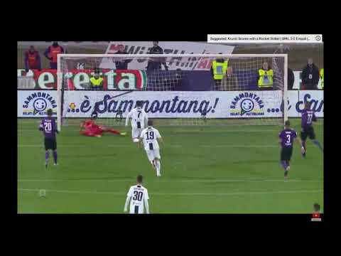 RONALDO SCORES PENALTY IN JUVENTUS VS FLORENTIA