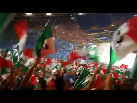 COREOGRAFIA HD CURVA NORD SUPERCOPPA TIM 2017 Juventus Lazio 2-3 13/08/2017