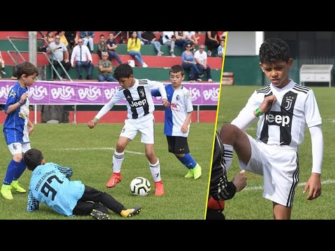 Cristiano Ronaldo Jr ? Juventus U9 Destroying Players