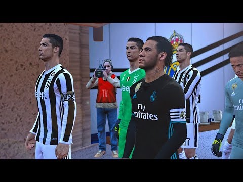 PES 2017 – TEAM NEYMAR vs TEAM RONALDO – Real Madrid vs Juventus Gameplay PC