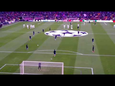 FC Barcelona players training before the match vs. Juventus (19/04/2017)