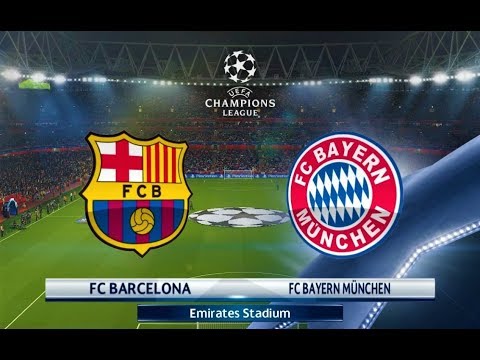 PES 2018 | Barcelona vs Bayern Munchen | UEFA Champions League | Gameplay PC