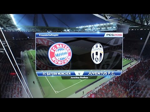 PES 2016 Gamescom Gameplay PS4 ★ FC Bayern München vs. Juventus Turin