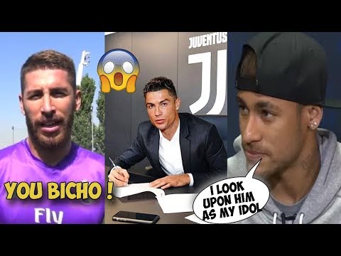 Players React as Ronaldo Leaves Real Madrid to Joins Juventus for €100 million
