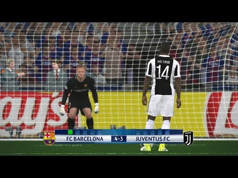 Barcelona vs Juventus I Uefa Champions League 2017/18 I Penalty Shootout