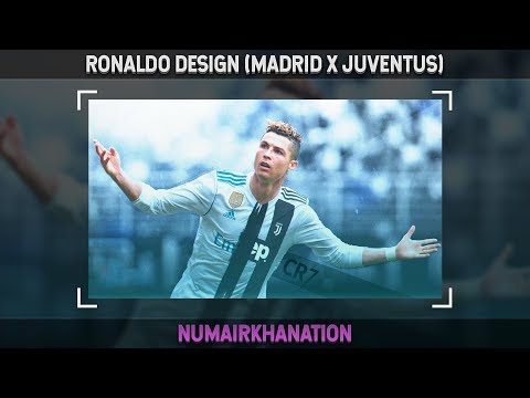 Cristiano Ronaldo Design (Real Madrid x Juventus) | Photoshop Speedart #44