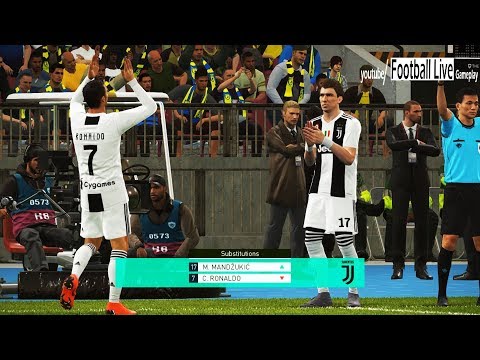 CHIEVO vs JUVENTUS FC | C.Ronaldo debut | Full Match & Amazing Goals | PES 2018 Gameplay PC