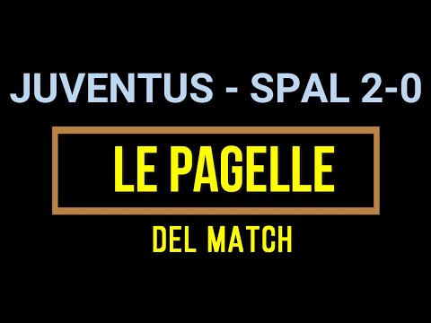 JUVENTUS-SPAL 2-0 PAGELLE. COMMENTO. REAZIONI.