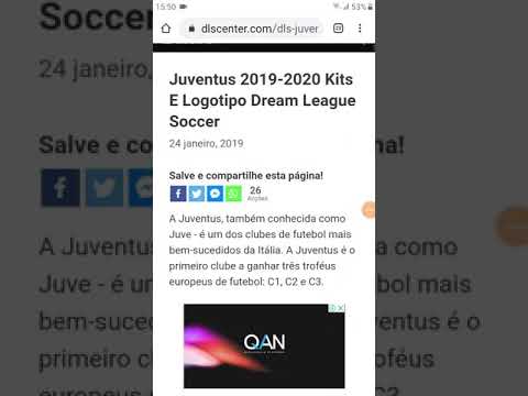 Como colocar o kit da Juventus no dream league soccer 2019