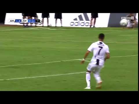 Cristiano Ronaldo first goal in Juventus