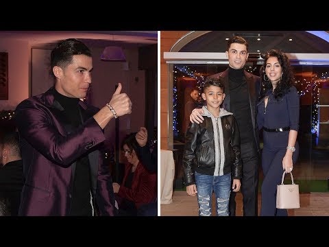 Cristiano Ronaldo Christmas Dinner Party 2019 with fiancée, son and Juve team