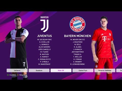 PES 2020 | JUVENTUS VS BAYERN MUNICH | Gameplay PC