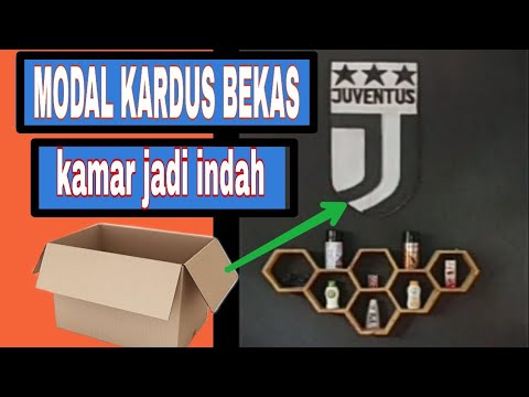 Cara mudah membuat logo Juventus keren dari kardus