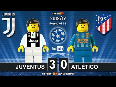 Juventus vs Atletico Madrid 3-0 • Champions League 2019 (12/03) All Goals Highlights Lego Football