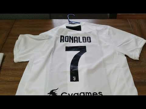 Minejerseys.vip Ronaldo Juventus 18/19 home unbox and review