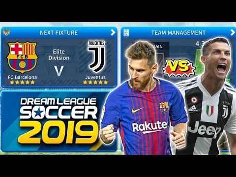 FC Barcelona VS Juventus FC ? Big Match ⚽ Dream League Soccer 2019 Gameplay Highlights⚫Full HD