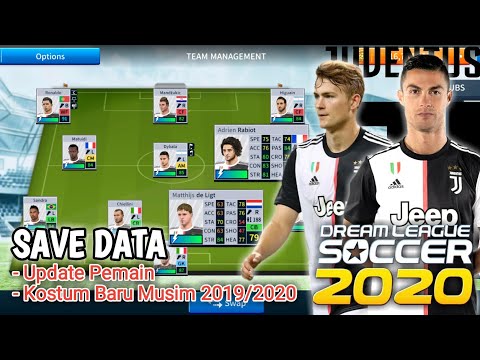 Save Data Club Juventus Dream League Soccer 2019/2020 || Update Transfer Pemain