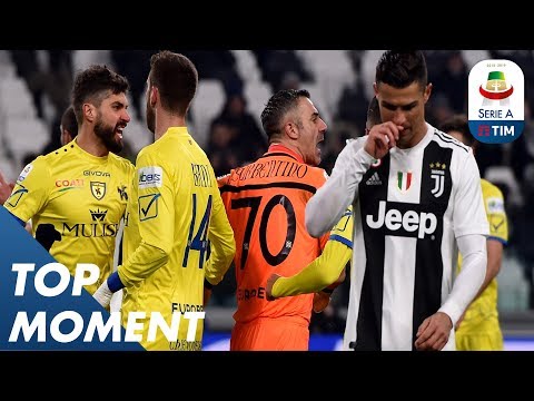 Ronaldo's Penalty SAVED by Sorrentino! | Juventus 3-0 Chievo | Top Moment | Serie A