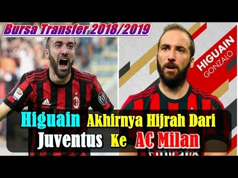 MENGEJUTKAN!!! Gonzalo Higuain Hijrah dari Juventus ke AC Milan