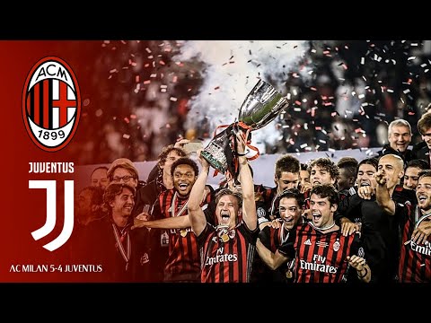 JUVENTUS 4-5 AC MILAN (T.A.B) | SuperCoppa Italiana | Highlights | 2016/2017