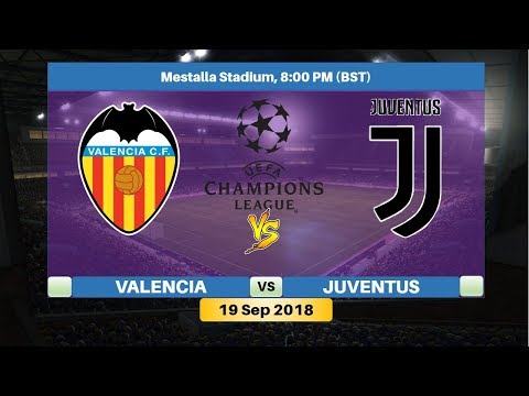 Valencia vs Juventus 19/9/2018 Lineup Preview & Prediction | UEFA Champions League 2018/2019