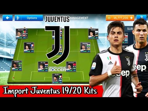 How To Create Latest Juventus Team in Dream League Soccer 2019 | Import Juventus 2019/20 Kits