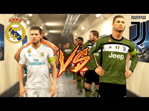 PES 2018 | RONALDO VS HAZARD | VINICIUS Jr debut | Juventus Vs Real Madrid Full Match