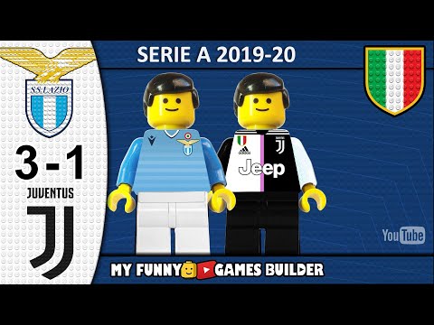 Lazio Juventus 3-1 • LEGO Serie A 2019/20 • Sintesi 07/12/2019 • All Goal Highlights Lego Football