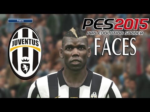 Pro Evolution Soccer 2015 (PES 2015) | Juventus Player Faces