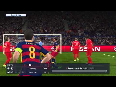 Pes 2016 Juego Completo Barcelona vs Bayern Munchen Parte1