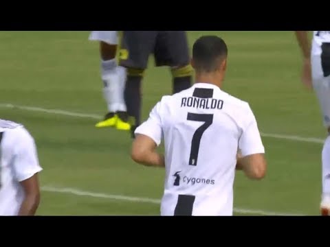 Cristiano Ronaldo First Match for Juventus