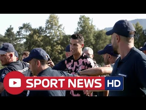 Cristiano Ronaldo escorted away by security following encounter with Juventus B