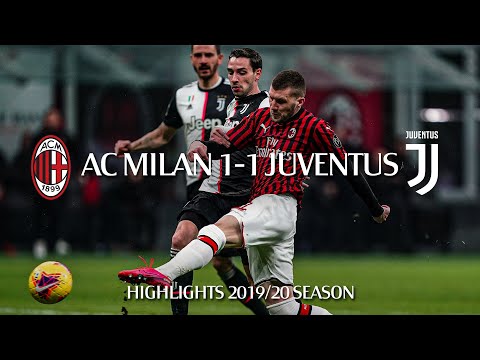 Highlights | AC Milan 1-1 Juventus | Semi-final first leg | Coppa Italia 2019/20