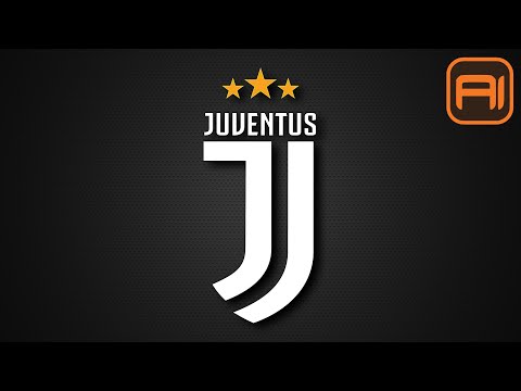 How to design juventus new logo vector using Adobe Illustrator | Bassito