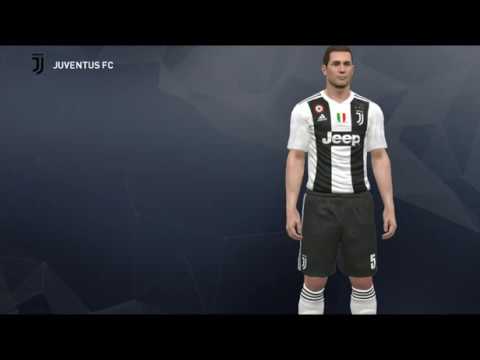 Descargar ✘ Juventus 2018-2019 Nuevos Uniformes ✘ New Kits [Pes2017][CPK File]