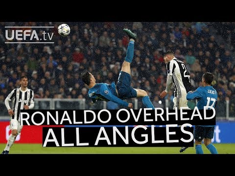 CRISTIANO RONALDO OVERHEAD KICK FROM ALL ANGLES!! #GoalOfTheSeason