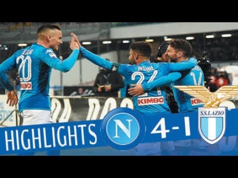 Napoli – Lazio 4-1 – Highlights – Giornata 24 – Serie A TIM 2017/18