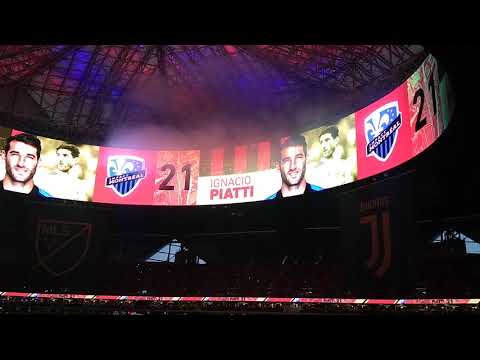 2018 MLS all star game vs juventus introductions