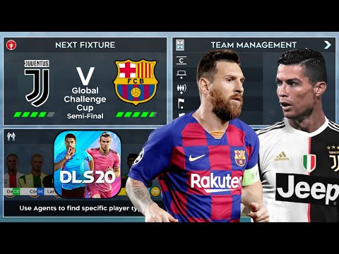 DLS 20 ⚽ Barcelona vs Juventus | Semi-Final Global Challenge Cup Gameplay HD