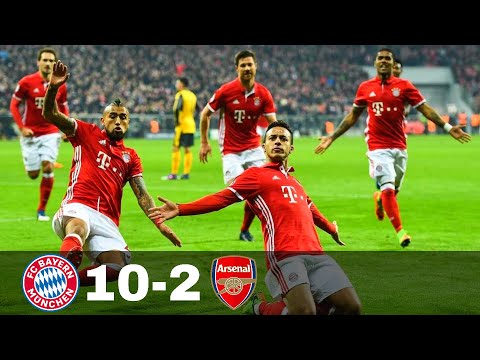 Bayern Munich vs Arsenal 10-2 – Goals & Highlights w\ English Commentary 1080p HD